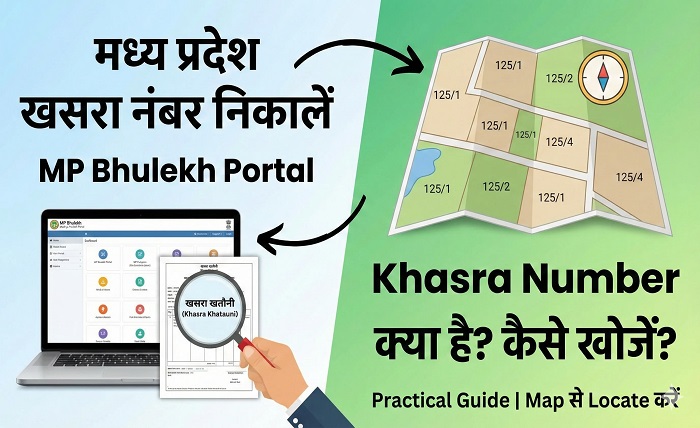 खसरा नंबर से जमीन का नक्शा mp