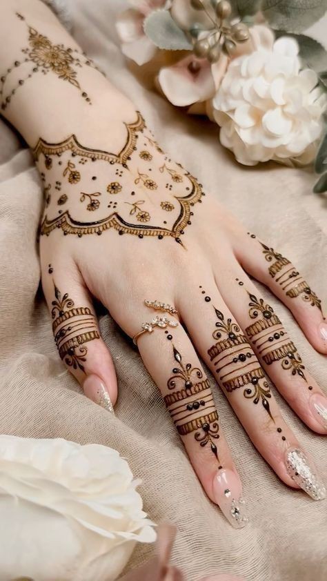 simple-mehndi-design-dulha-dulhan