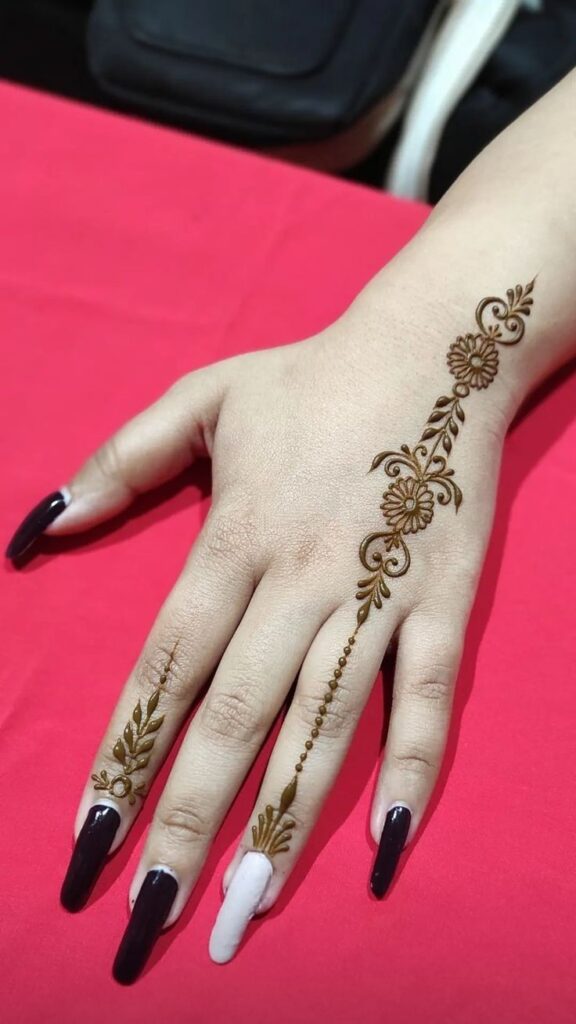 [1096+] Front Hand Simple Mehndi Design Images, Photos & Pictures (2025 ...