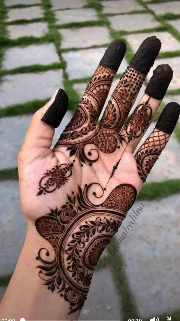 arabic-mehndi-design-karwa-chauth-simple