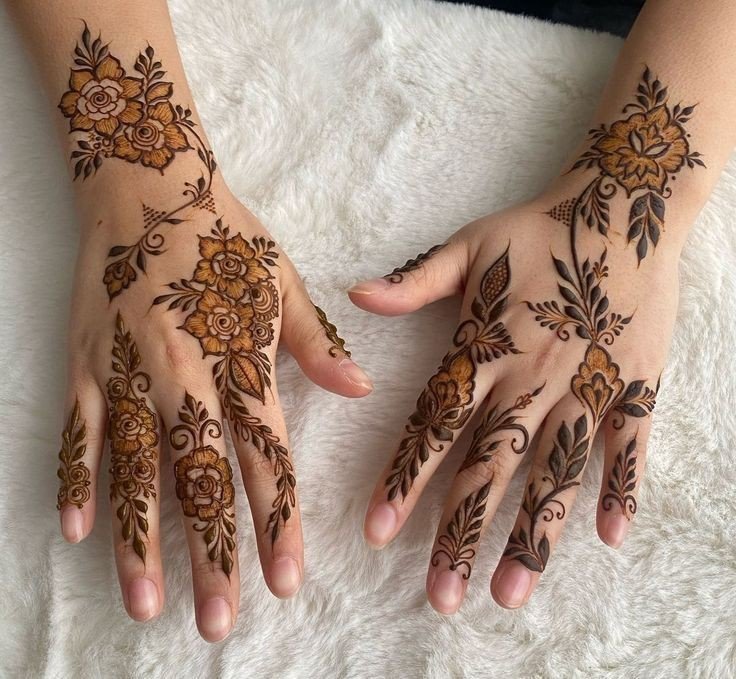 easy-mehndi-design-bridal easy-mehndi-design-bridal