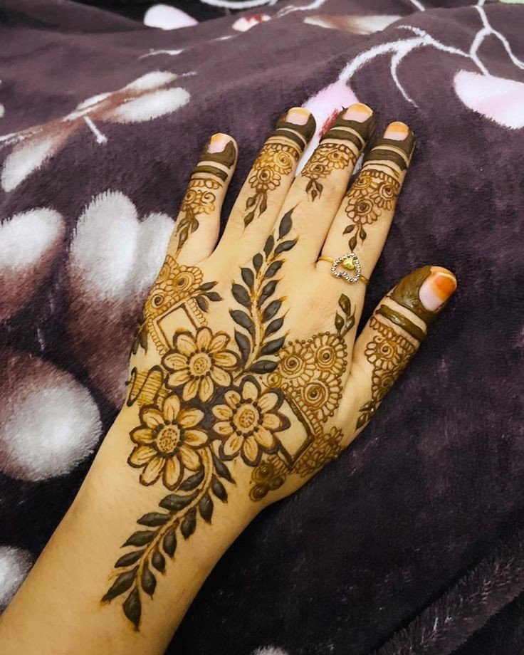 easy-mehndi-design-bridal easy-mehndi-design-bridal