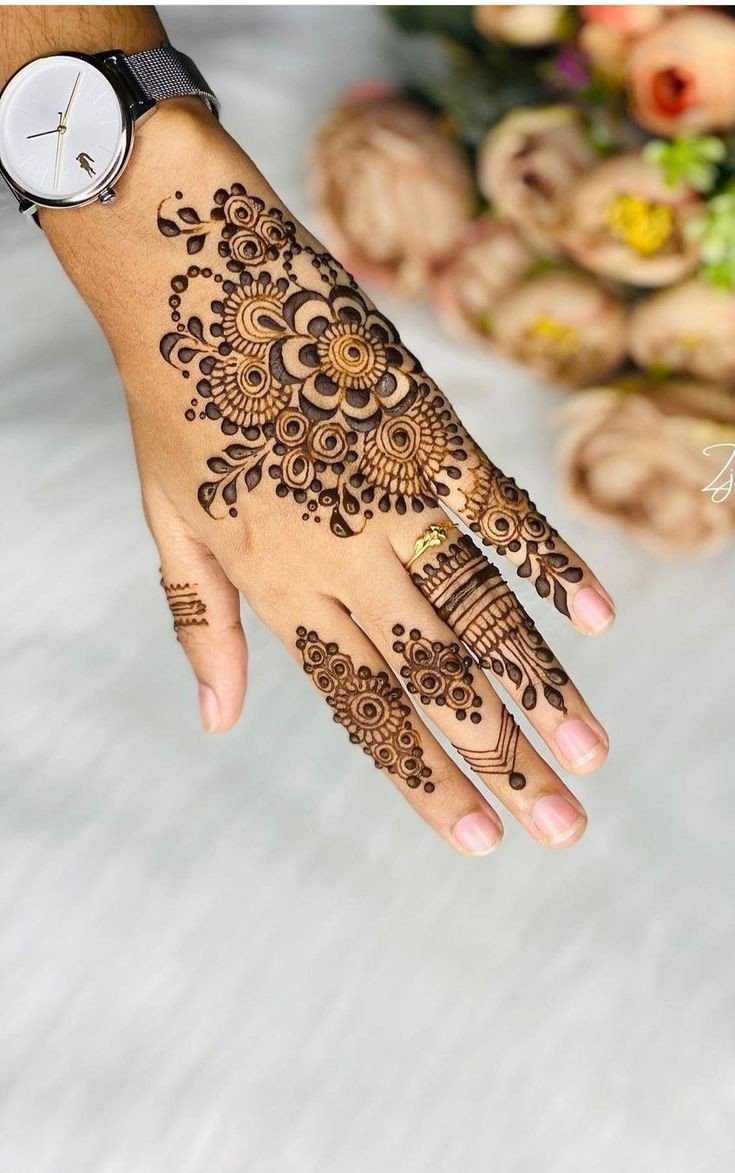 easy-mehndi-design-bridal easy-mehndi-design-bridal