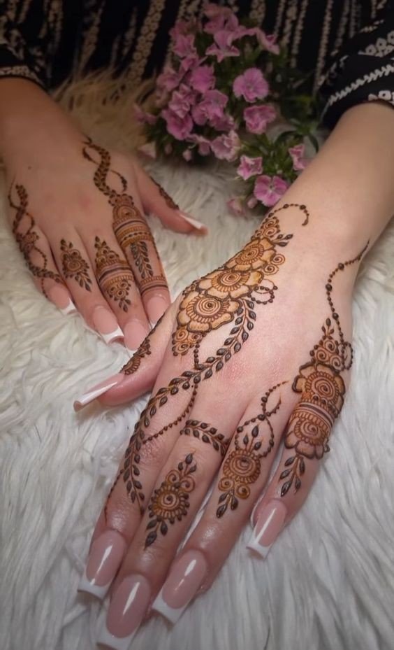 easy-mehndi-design-bridal easy-mehndi-design-bridal