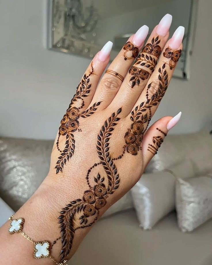 easy-mehndi-design-circle-simple-and-beautiful easy-mehndi-design-circle-simple-and-beautiful
