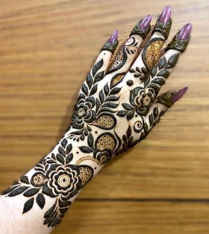 front-mehndi-design-easy-and-beautiful-back front-mehndi-design-easy-and-beautiful-back