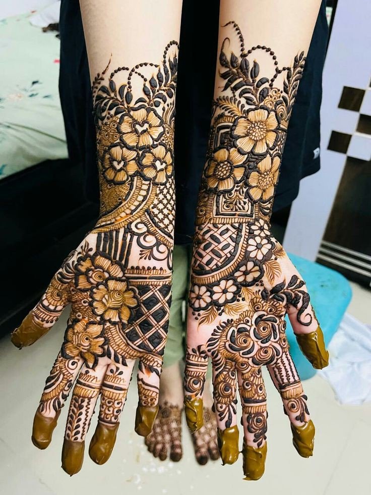 full-hand-mehndi-design-aasan full-hand-mehndi-design-aasan