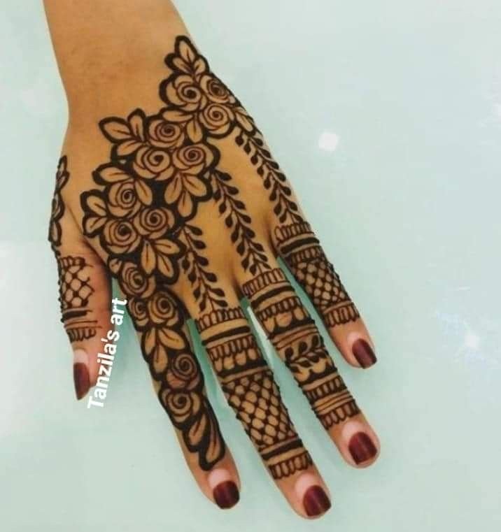 full-hand-mehndi-design-arabic-easy full-hand-mehndi-design-arabic-easy
