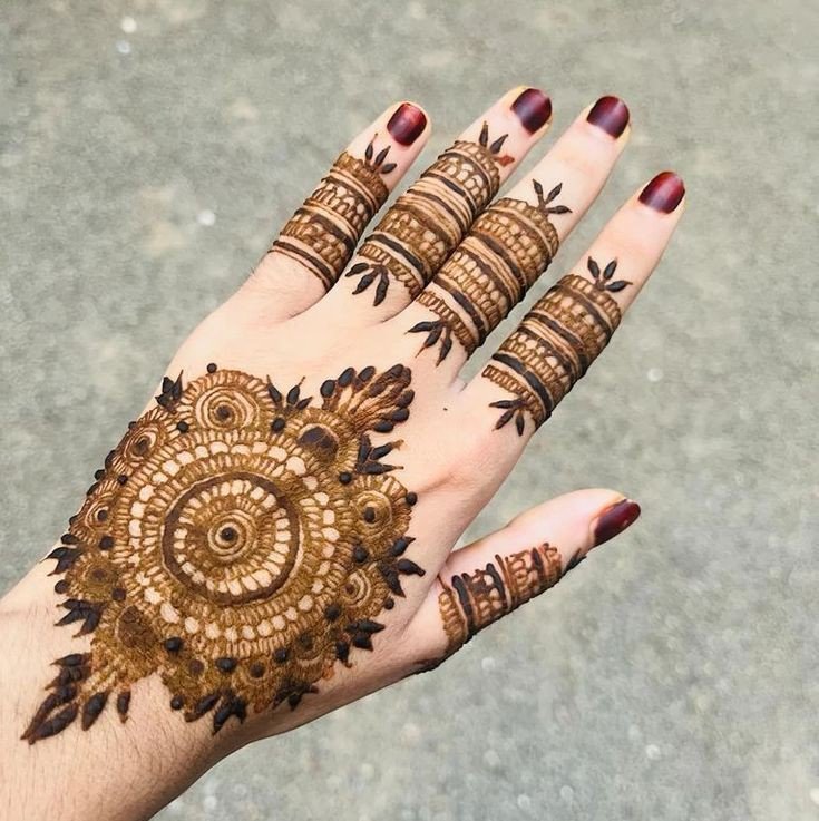simple-chand-mehndi-design-for-karwa-chauth simple-chand-mehndi-design-for-karwa-chauth